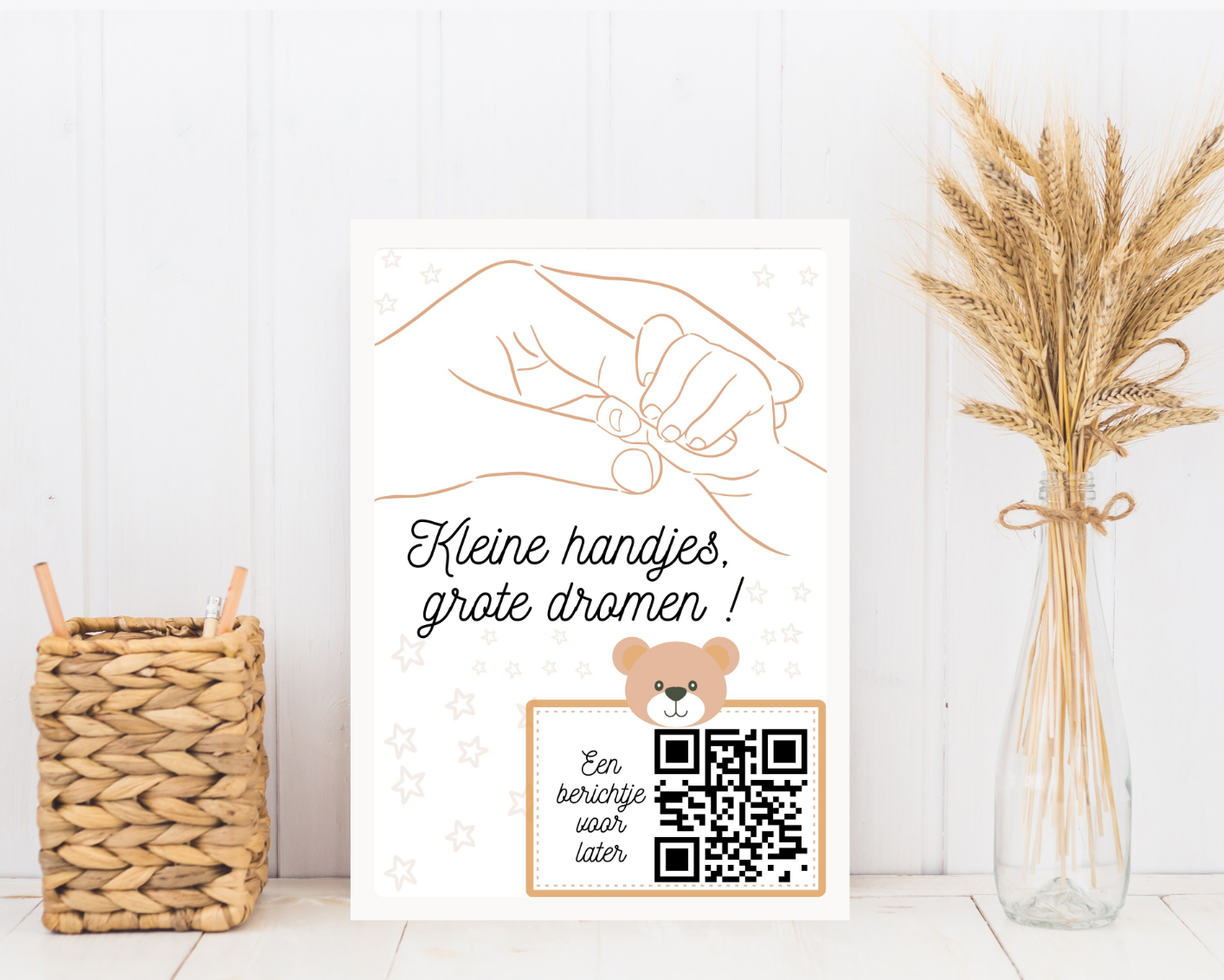 Een speciaal berichtje voor later pasgeboren baby