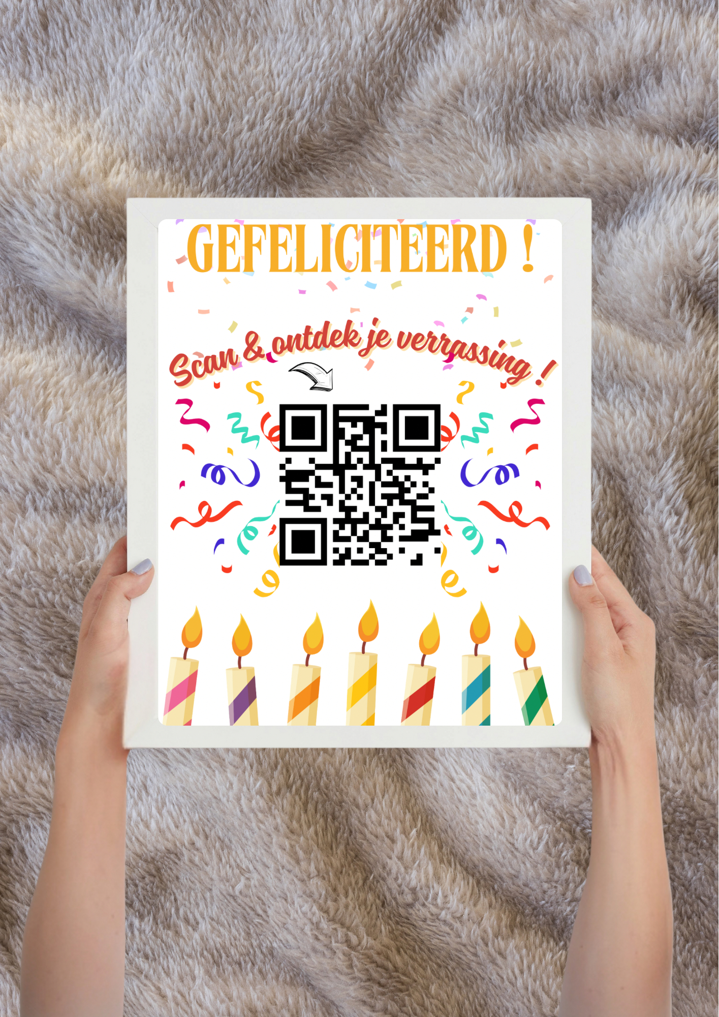 QR-code verjaardagscadeau met videoboodschap