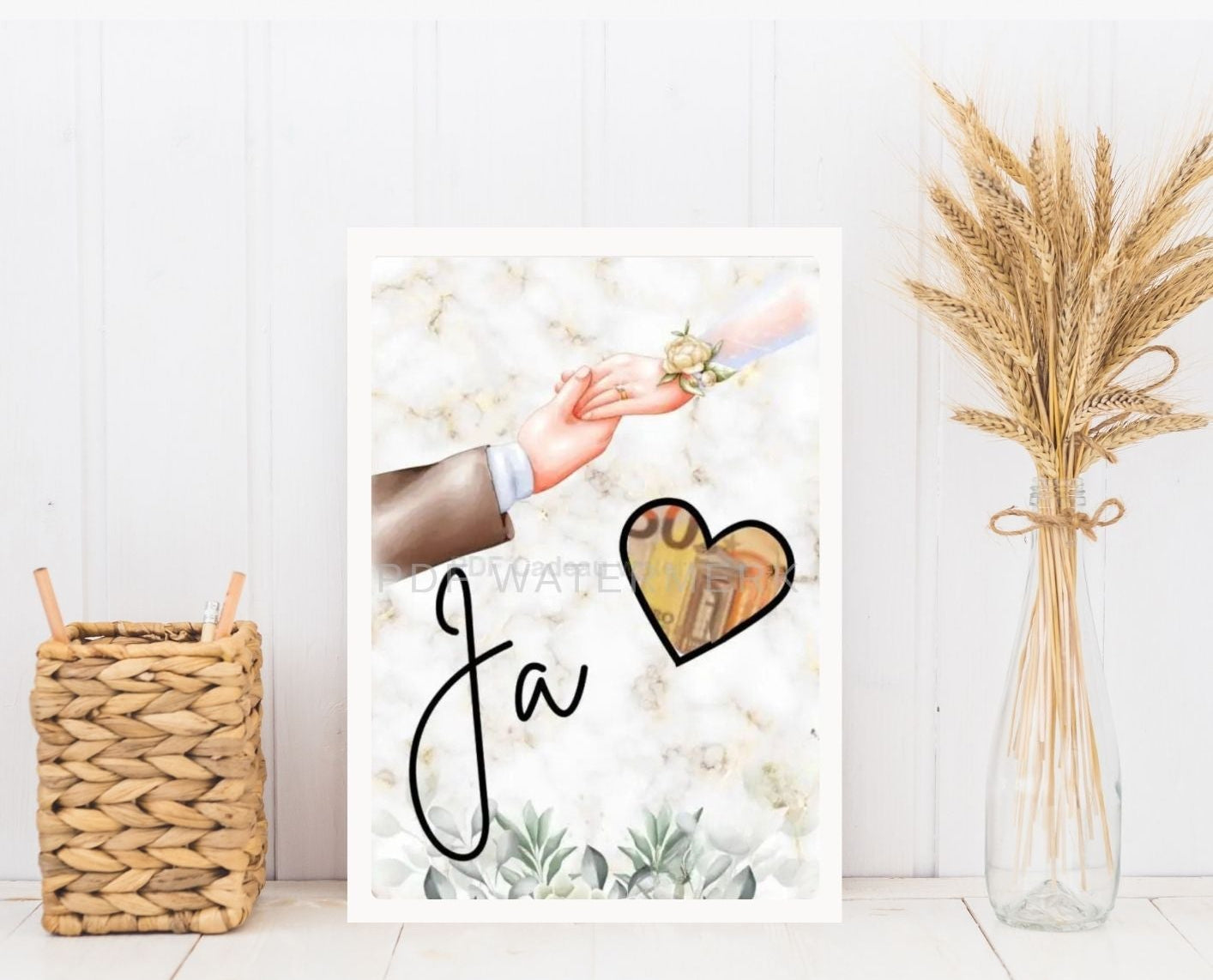 geld cadeau voor een huwelijksfeest - PDF Cadeau