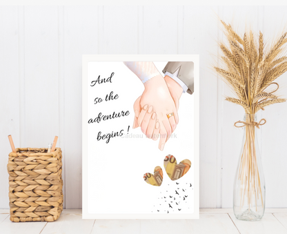 Fotolijst met geld bruiloft en huwelijk of trouw 