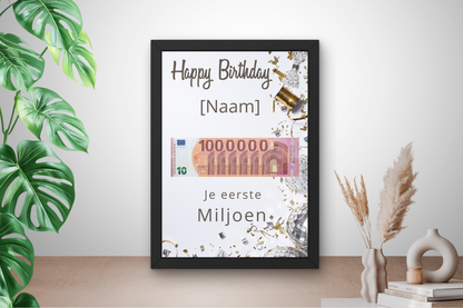 geld geven leuk verpakt verjaardag