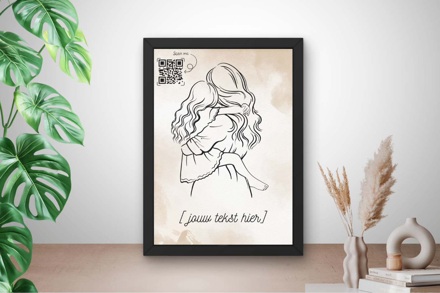 Dierbaar en tastbaar cadeau voor moeder - QR fotolijst