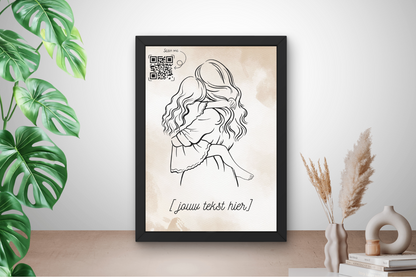 Dierbaar en tastbaar cadeau voor moeder - QR fotolijst