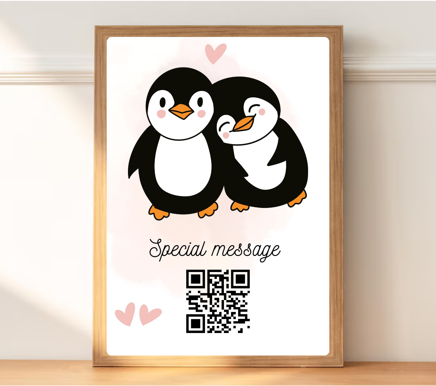 QR code cadeau kopen "special message" 