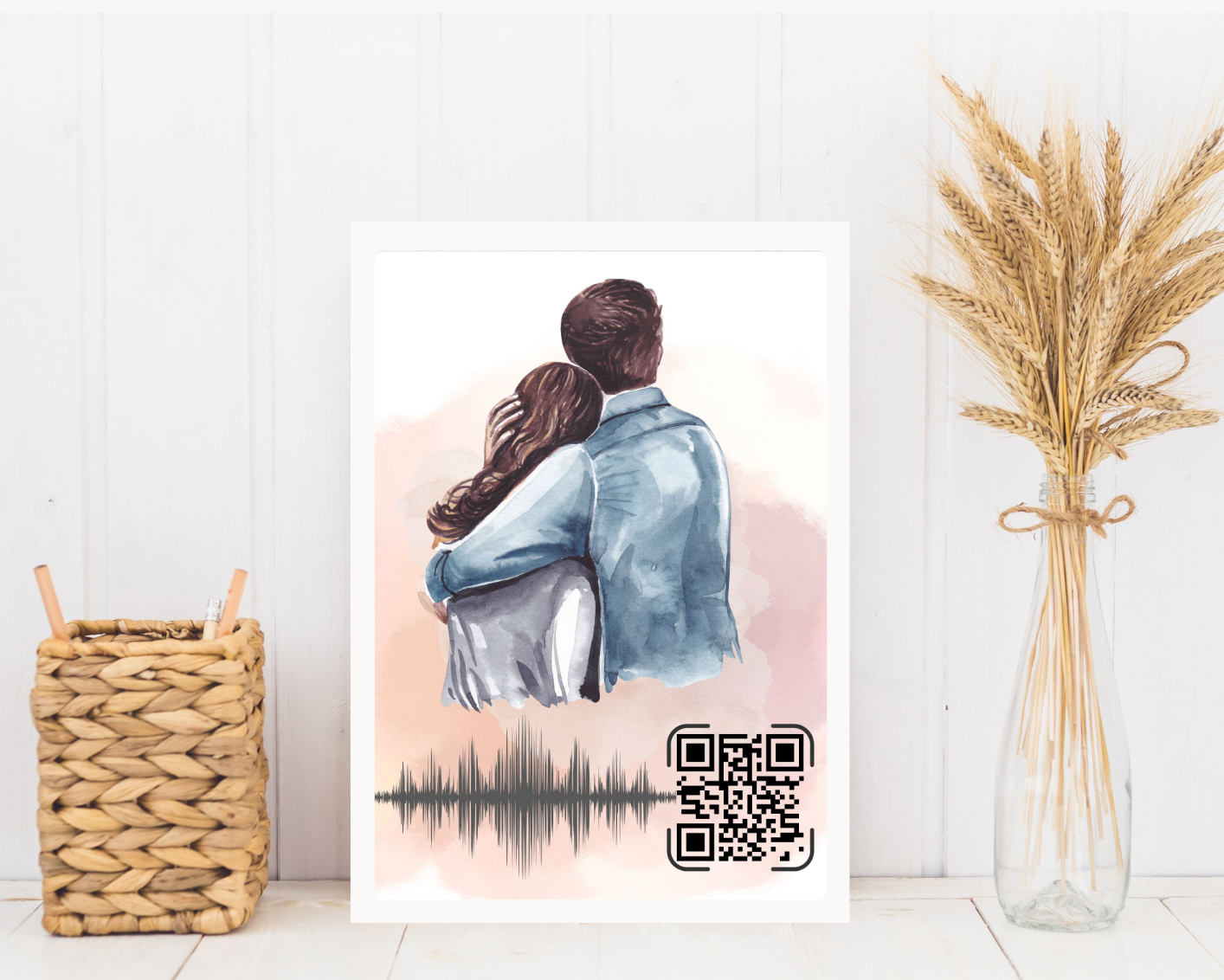 Persoonlijk valentijnscadeau in fotolijst