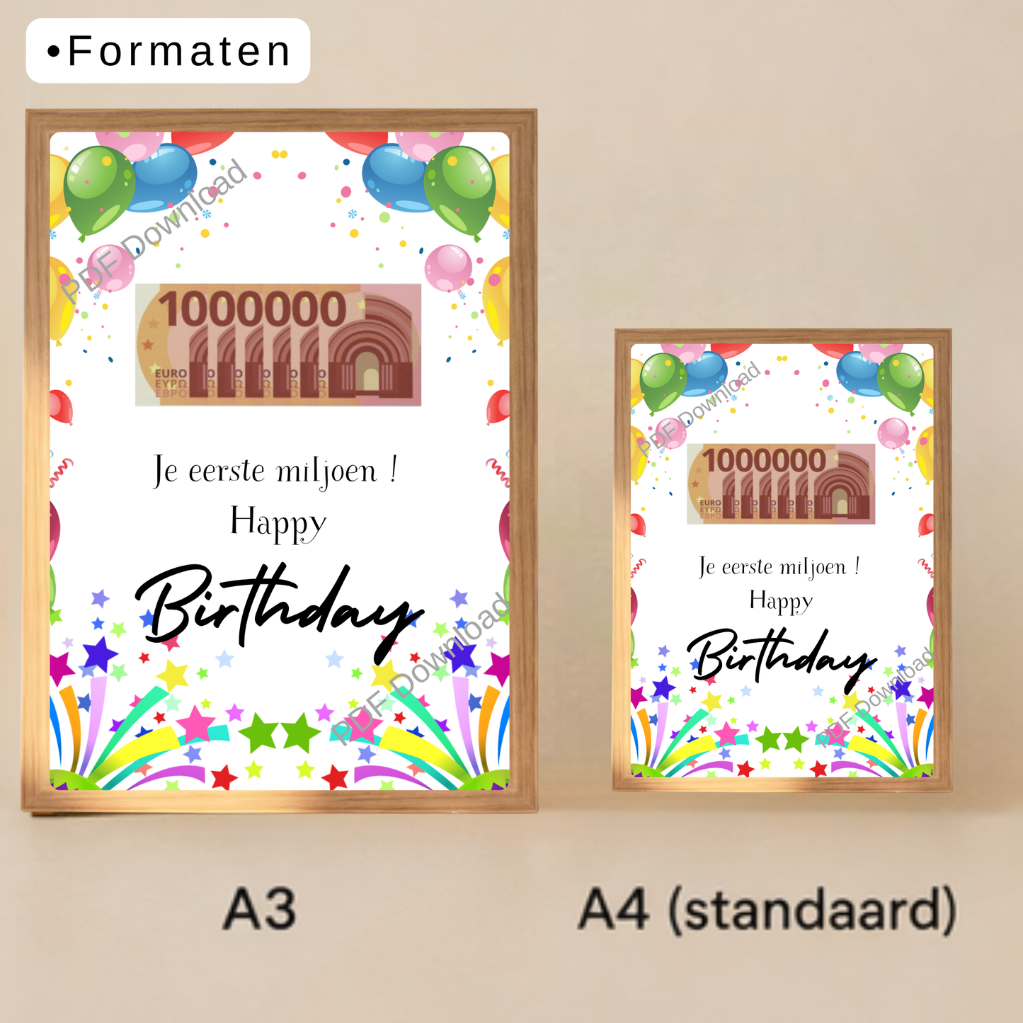 geld verjaardag cadeau geven