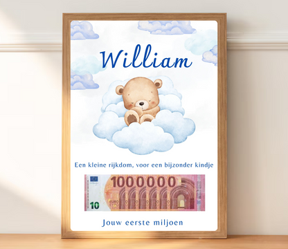 Geld cadeau geboorte jongen