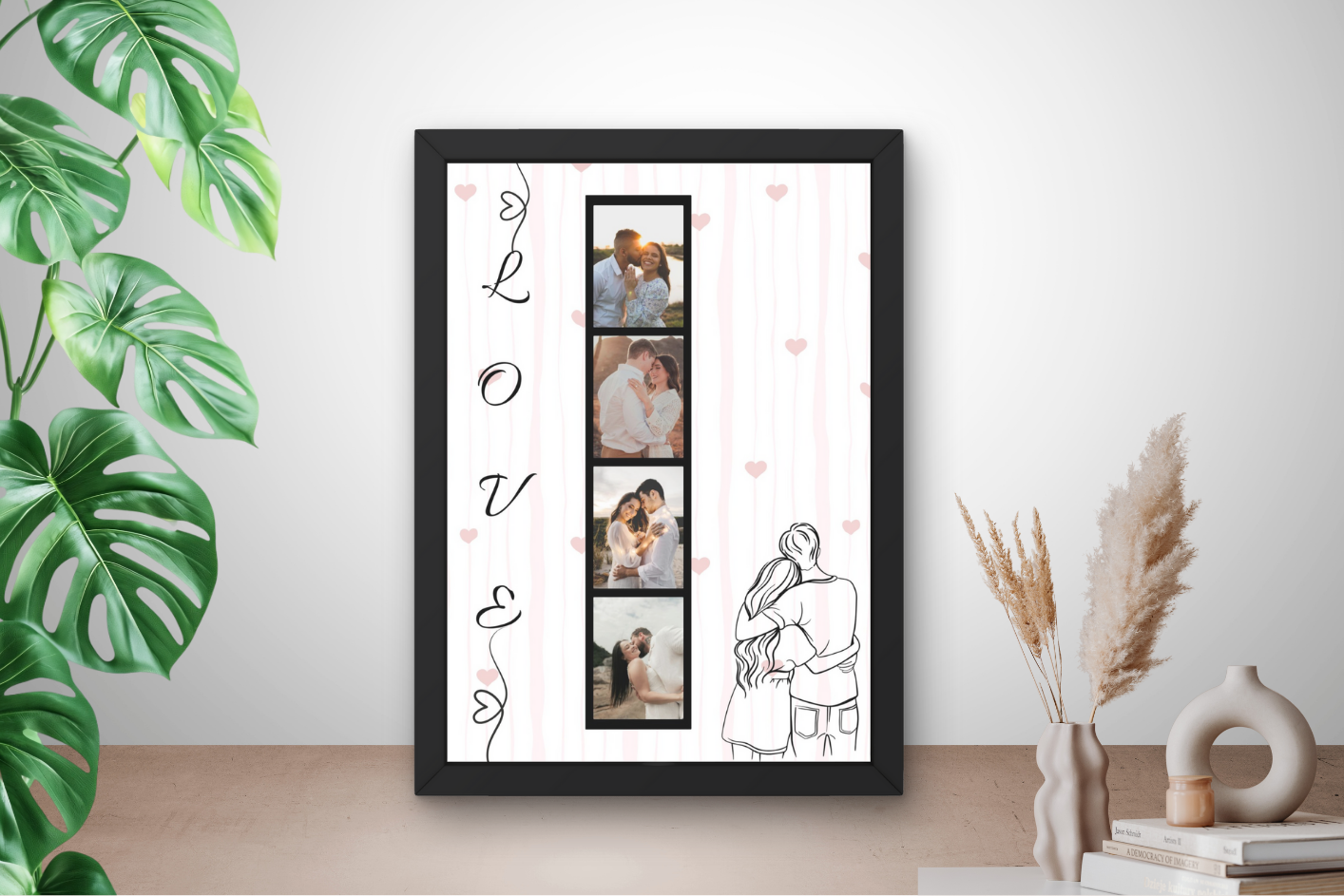 Origineel valentijnscadeau in fotolijst