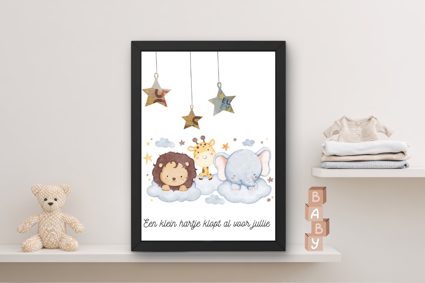 baby shower cadeau met geld