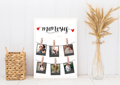 in fotolijst gepersonaliseerd cadeau man