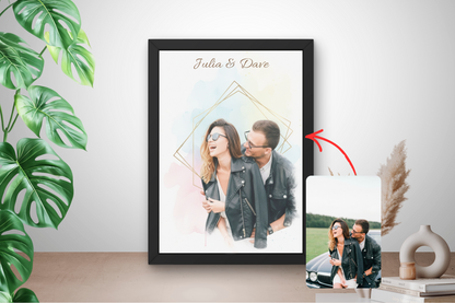 gepersonaliseerd schilderij laten maken van foto 