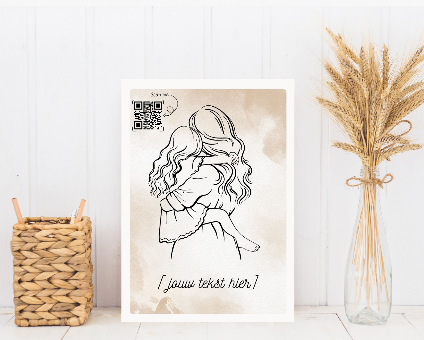 QR fotolijst cadeau voor moeder dierbaar