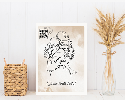QR fotolijst cadeau voor moeder dierbaar