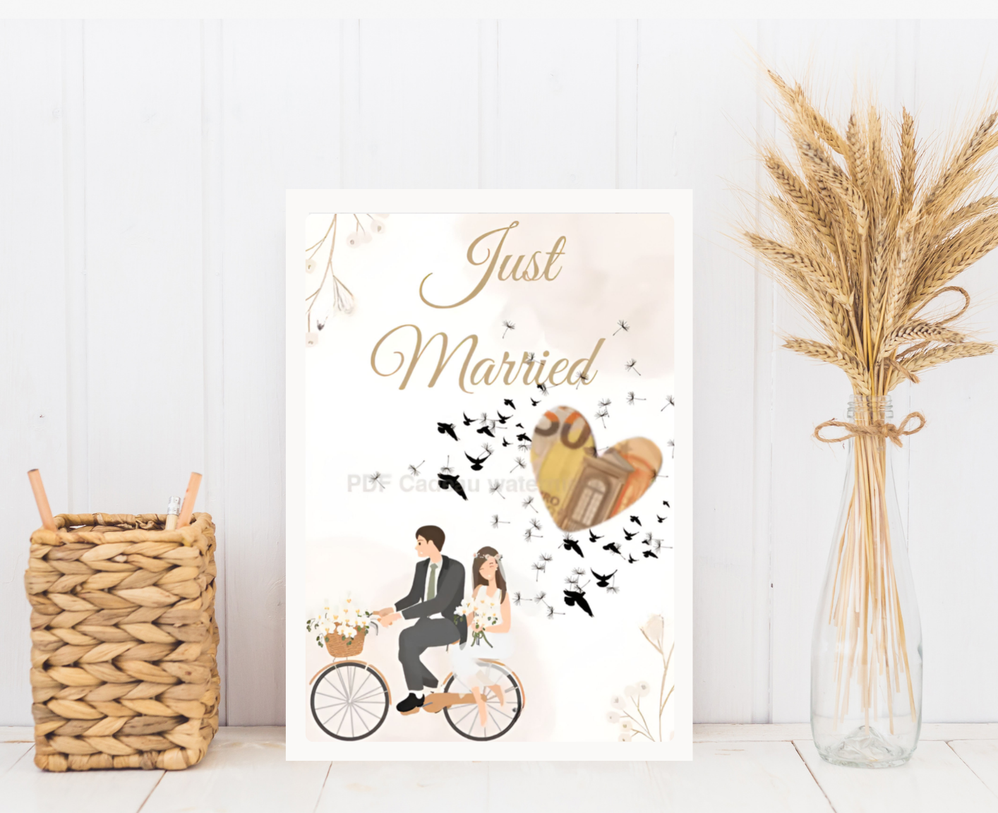 just married geld cadeau