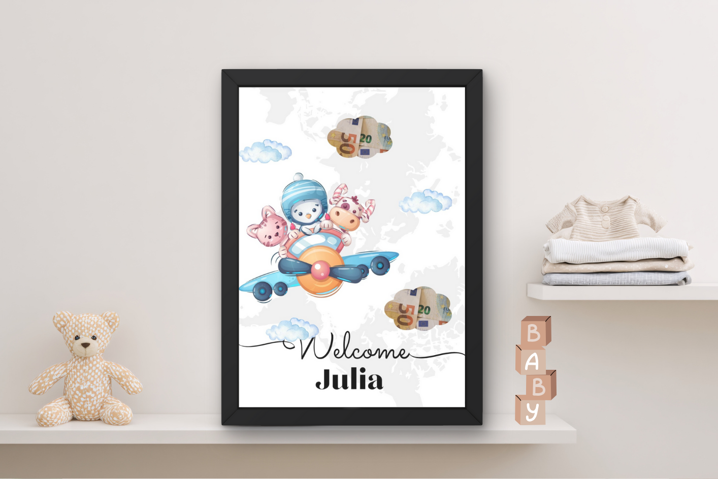 geld geven baby cadeau geboren