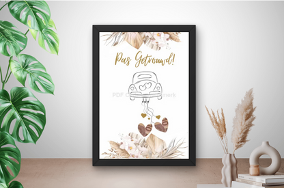just married geld cadeau
