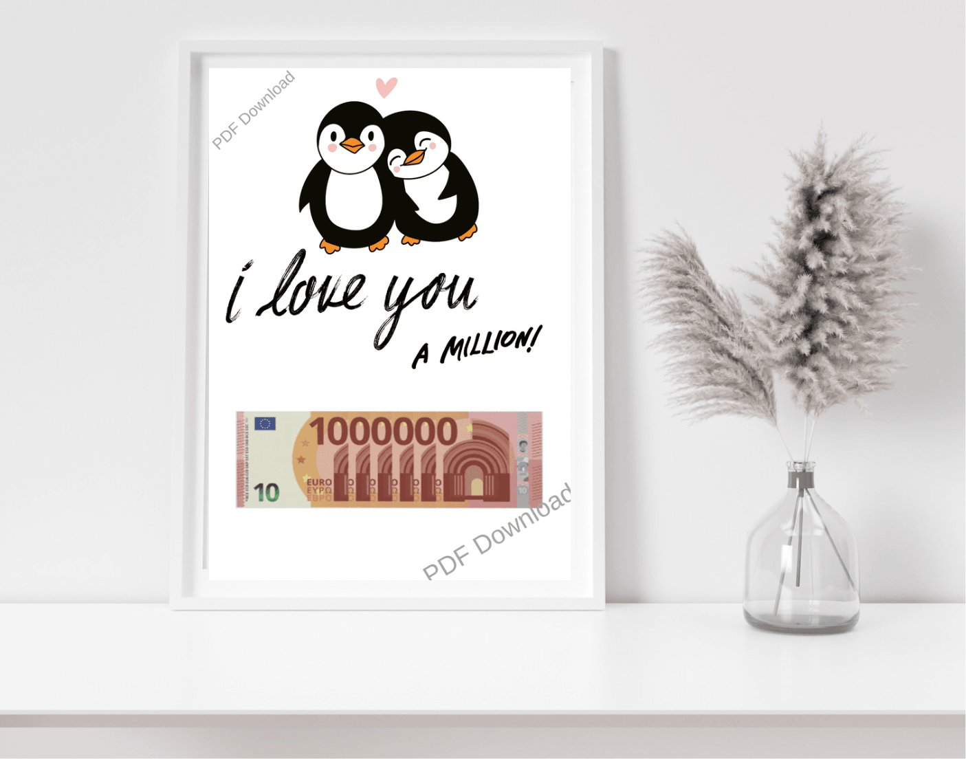 I love you a million - PDF voor romantische gelegenheden - PDF Cadeau