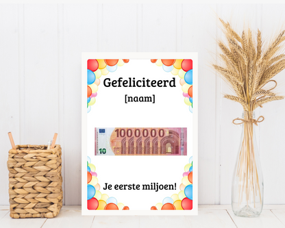 Geld geven cadeau verjaardag