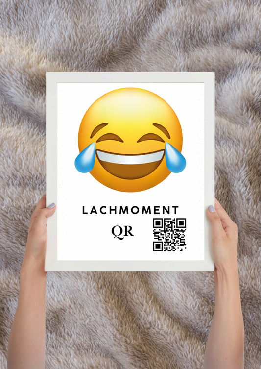 Lachmoment QR-code print – Scan en geniet van humor