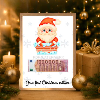 Geef een miljoen met kerst als geld cadeau