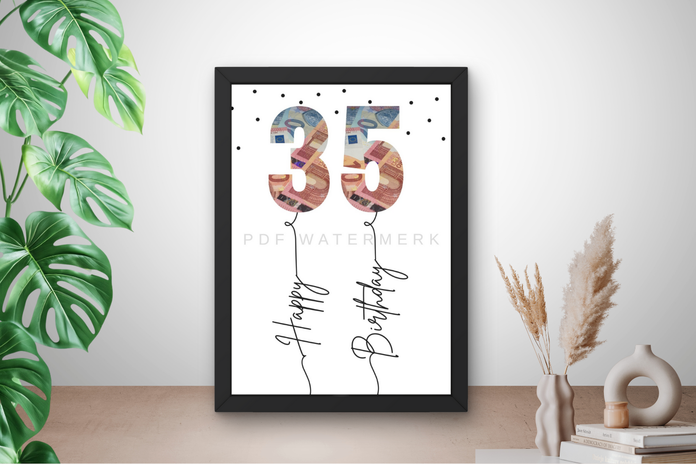 geld cadeau 35 jaar vrouw of man