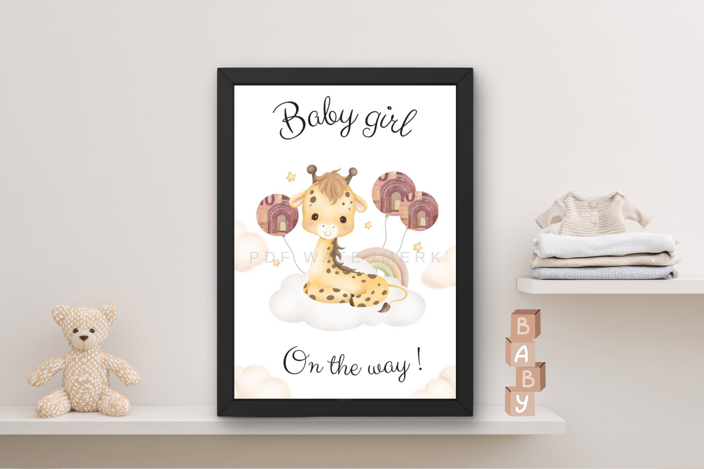 Babyshower cadeau meisje