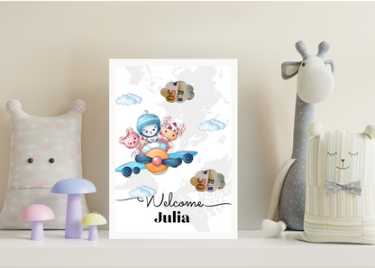 Geld cadeau baby gepersonaliseerd