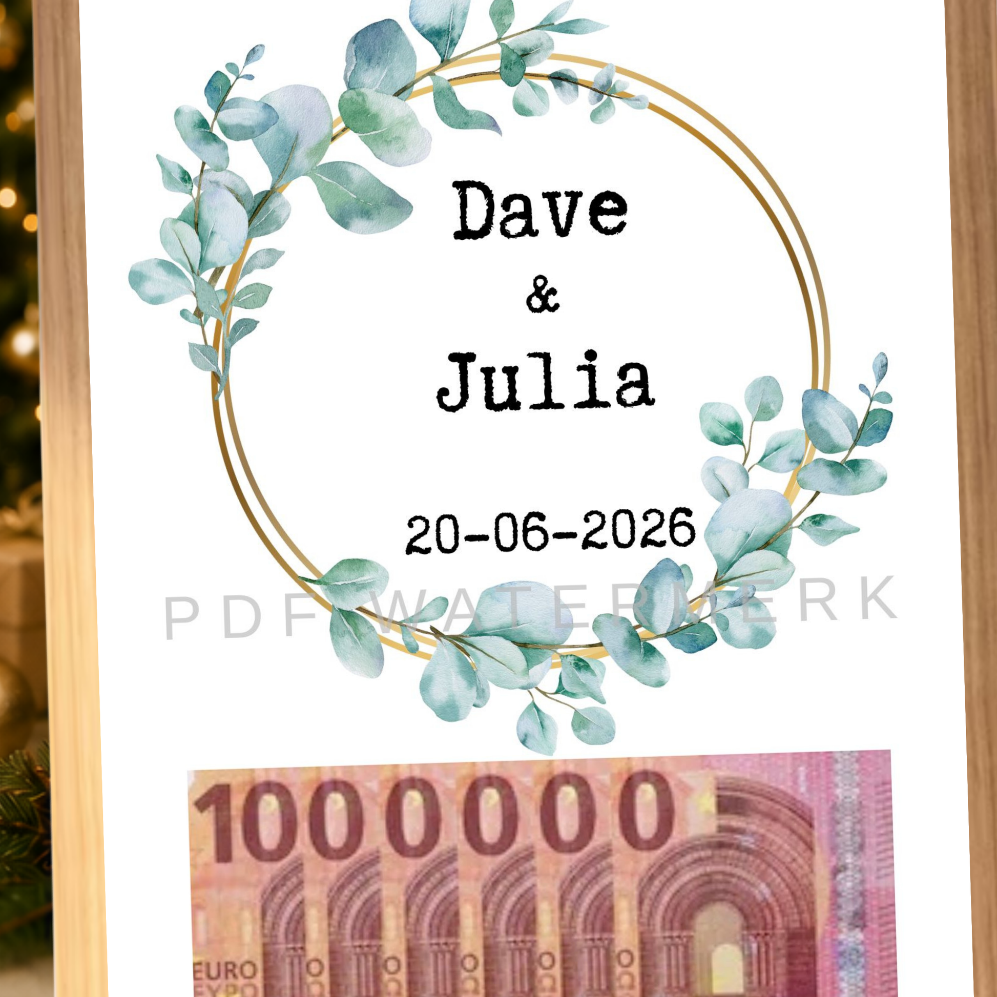 geld envelop cadeau