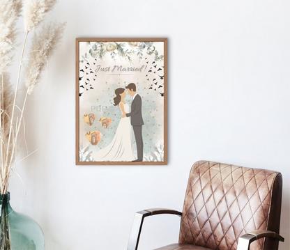Fotolijst geld cadeau bruiloft - Bruiloft geldcadeau