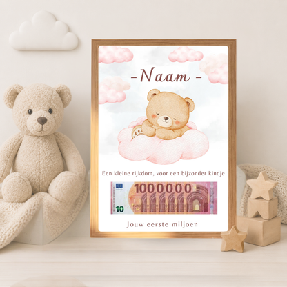 Geld cadeau geboorte meisje