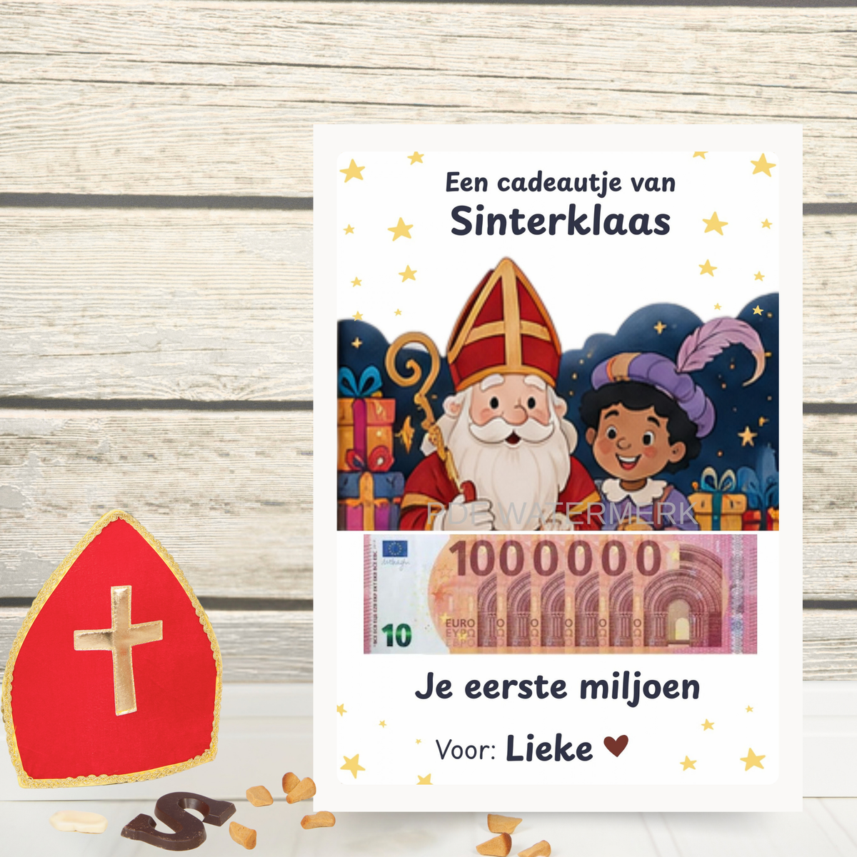 Cadeau met geld voor kind Sinterklaas