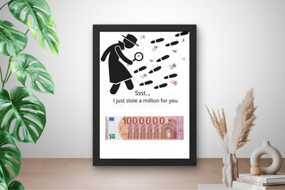 Geld verpakken grappig