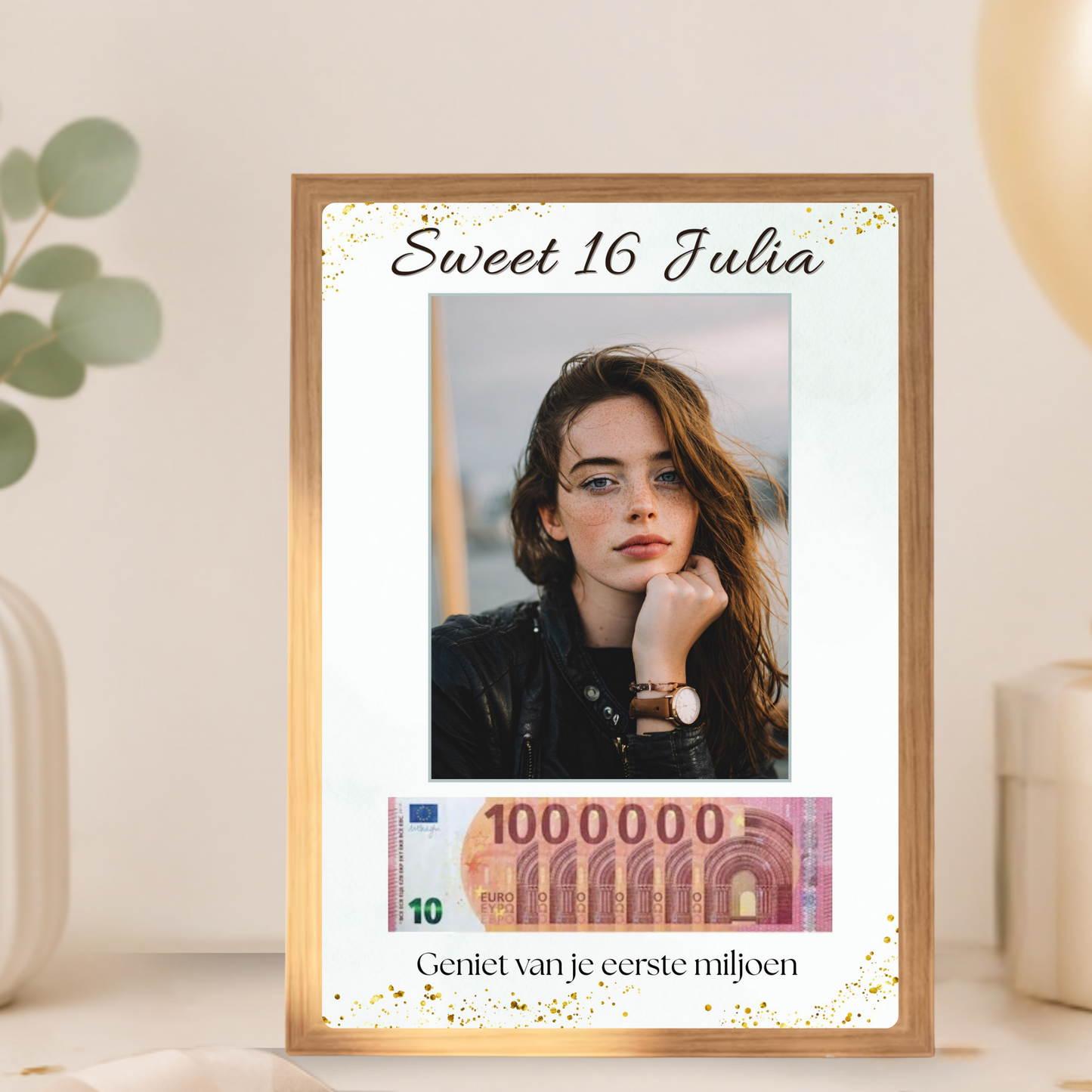 sweet 16 cadeau geld 16 jarige