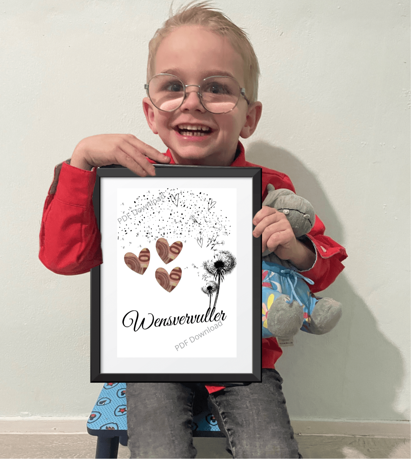 Wensvervuller - PDF ontwerp voor bijzondere gelegenheden - PDF Cadeau