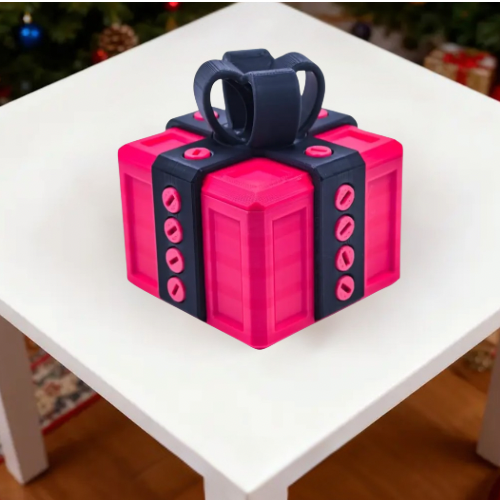 Optie: roze/zwart - 3D geprinte puzzel geld cadeau