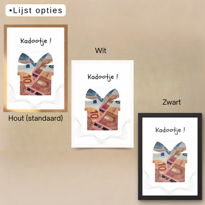 Fotolijst geldcadeau - Kadootje -  geld cadeau