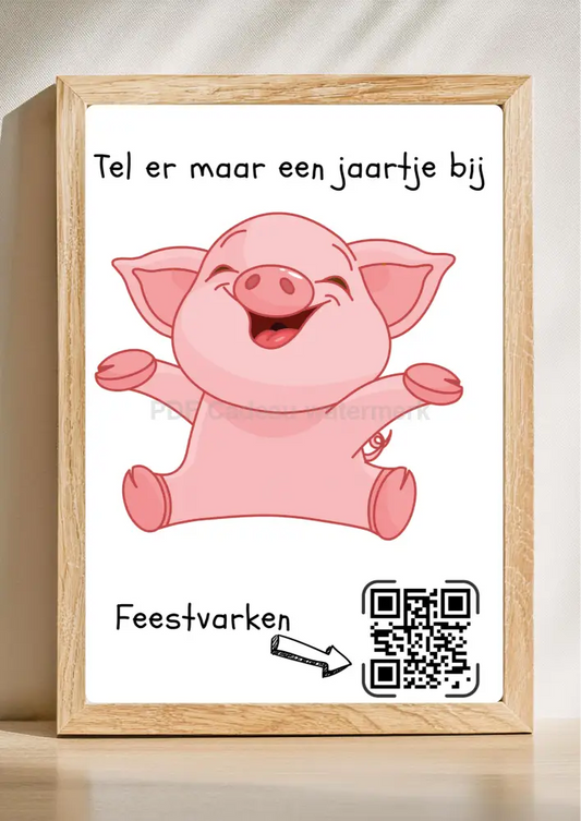 Kaart met videoboodschap QR-code