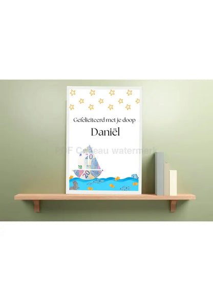 Doop van een kindje geld geven cadeau 
