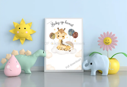 Baby op komst - PDF cadeau voor aankonding van een baby - PDF Cadeau