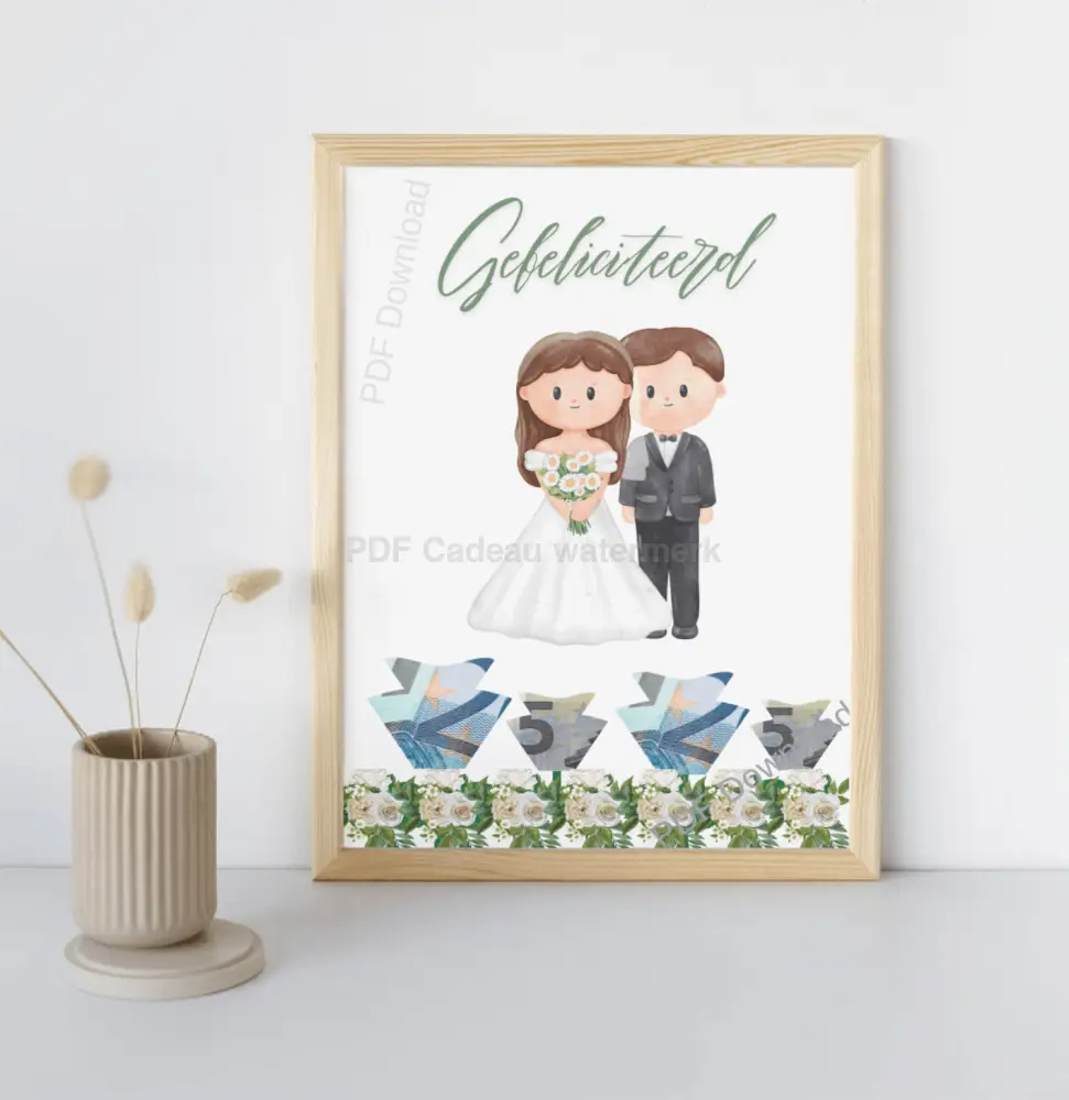 hoe geef je origineel geld cadeau op een huwelijk