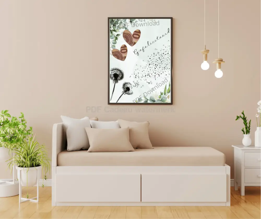 Gefeliciteerd - PDF cadeau unieke felicitatie - PDF Cadeau