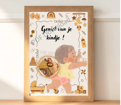 Geld geven aan aanstaande ouders van kindje