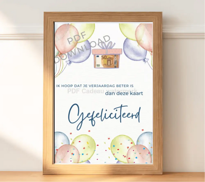 grappig geld cadeau geven op een creatieve manier