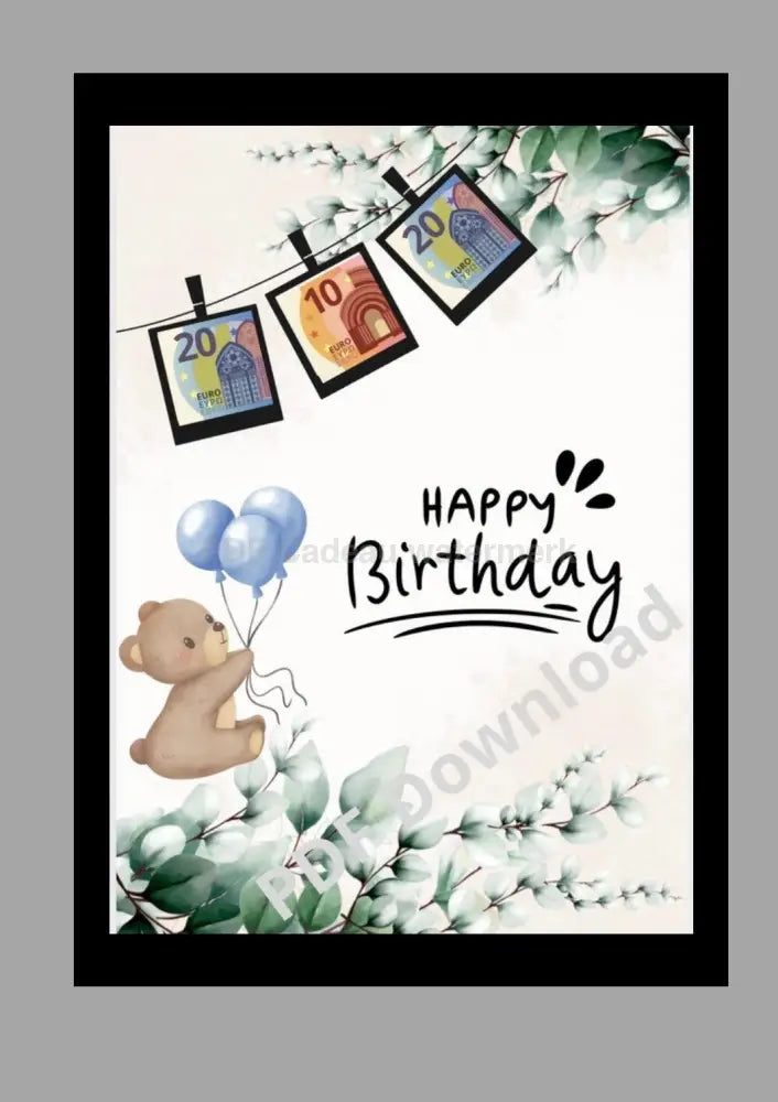 geldcadeau fotolijst maken