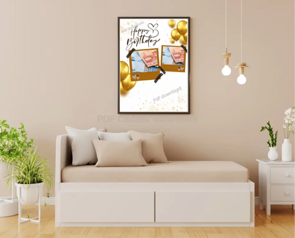Happy birthday - PDF cadeau voor felicitatie - PDF Cadeau