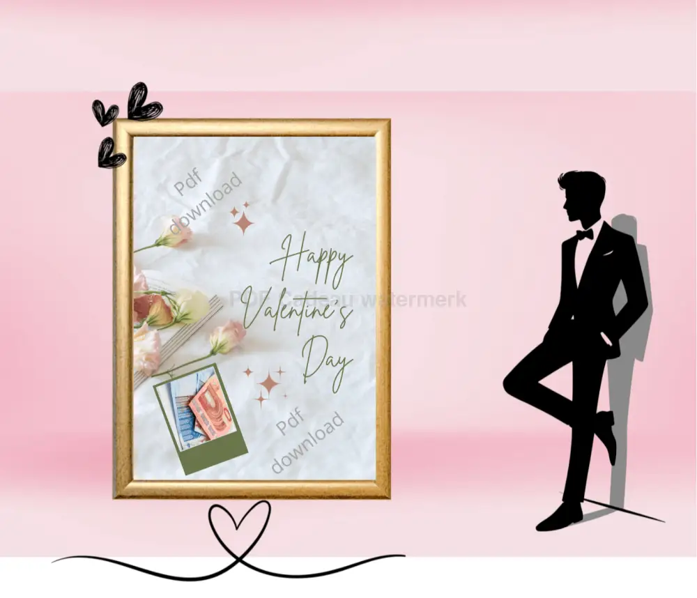 Happy valentine day - PDF cadeau voor romantische gelegenheden - PDF Cadeau