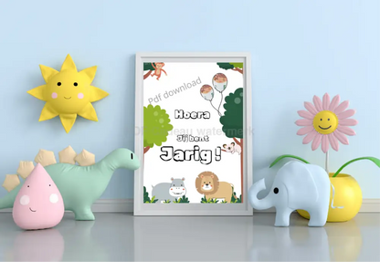 Hoera jij bent jarig - PDF voor verjaardagsfeestjes - PDF Cadeau