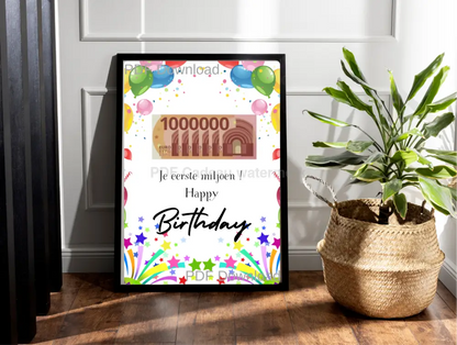 Geld leuk verpakken verjaardag geef geld op een leuke manier of voor een 18 jarige