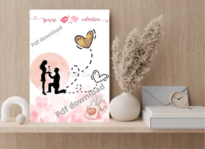 Jij bent mijn Valentijn - PDF voor de liefde - PDF Cadeau