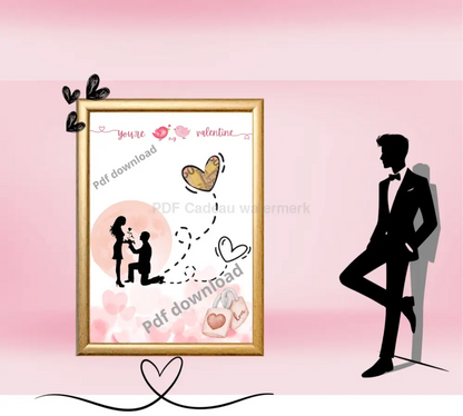 Jij bent mijn Valentijn - PDF voor de liefde - PDF Cadeau